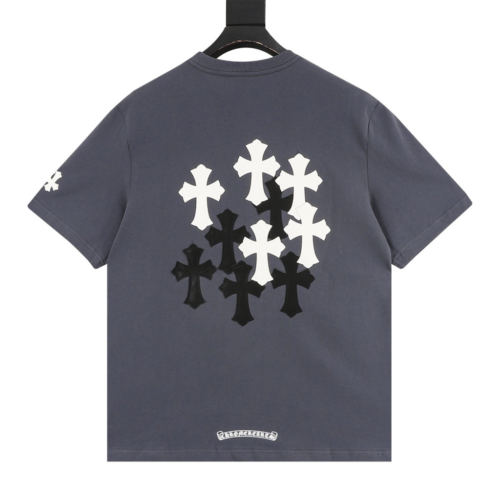 Chrome Hearts Sanskrit Cross Round-Neck T-Shirt