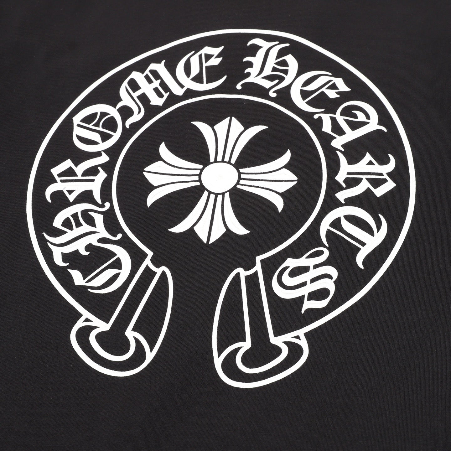 Chrome Hearts Horseshoe Cross Print T-Shirt
