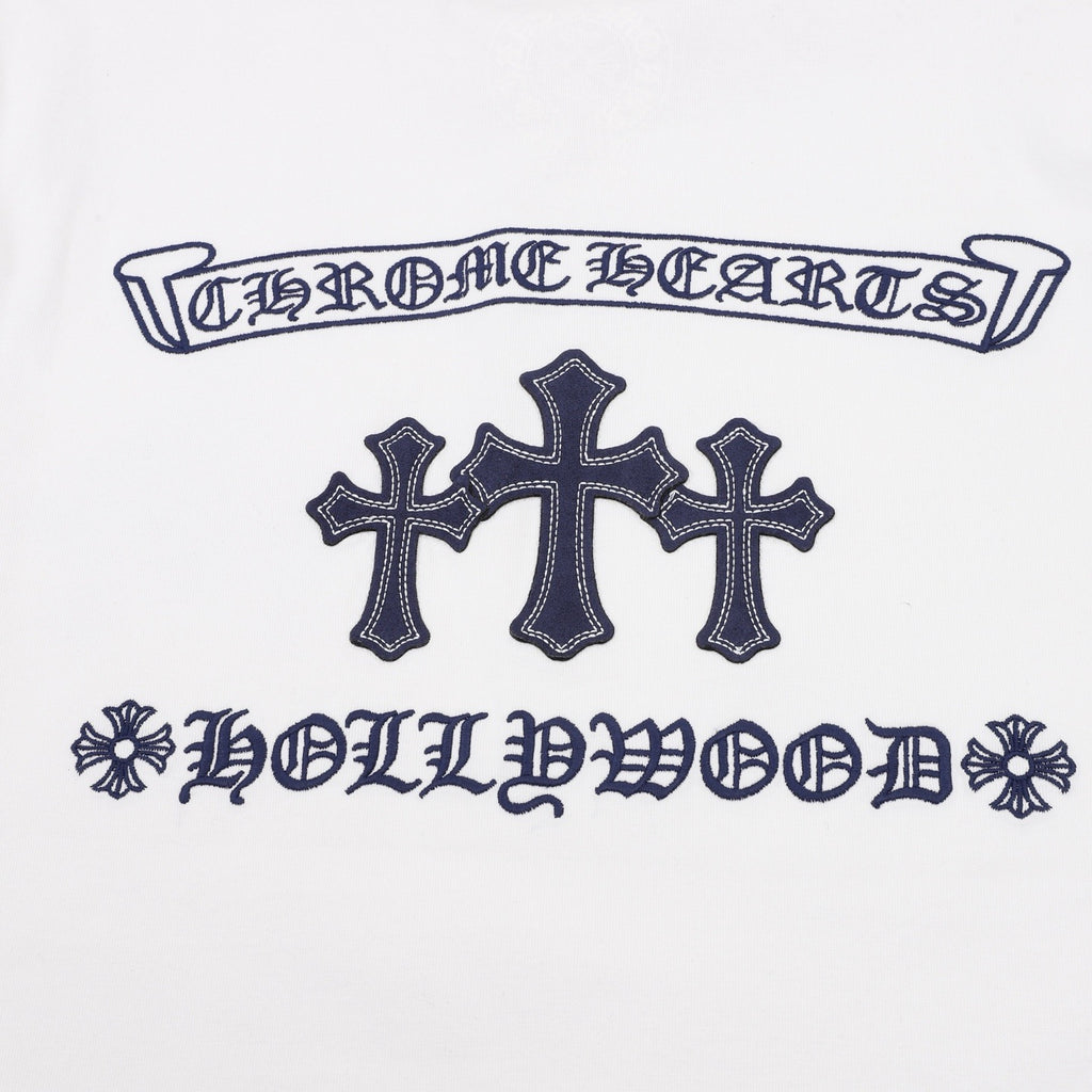 Chrome Hearts Sanskrit Cross Print T-Shirt