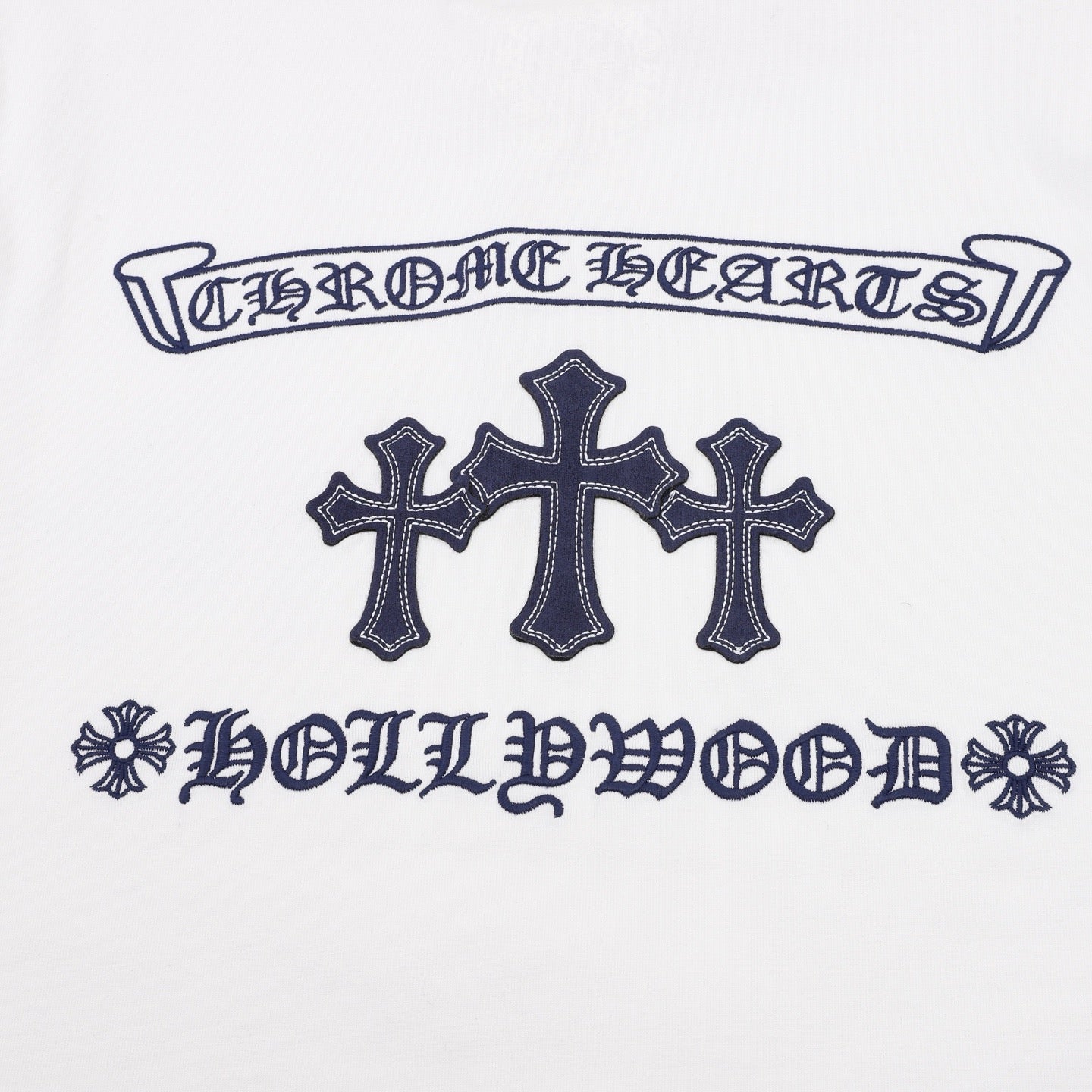Chrome Hearts Sanskrit Cross Print T-Shirt