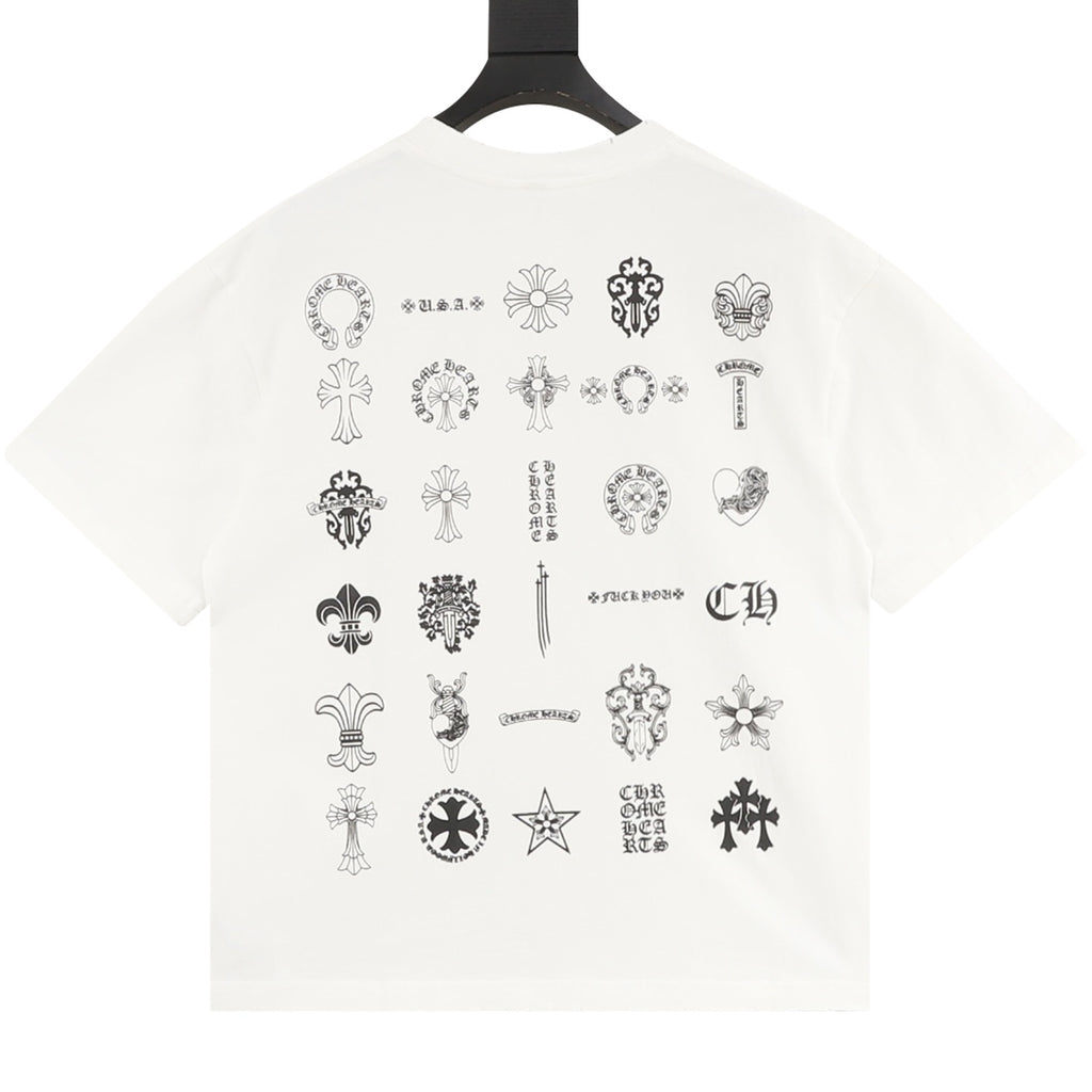 Chrome Hearts Multi-color printed T-shirt