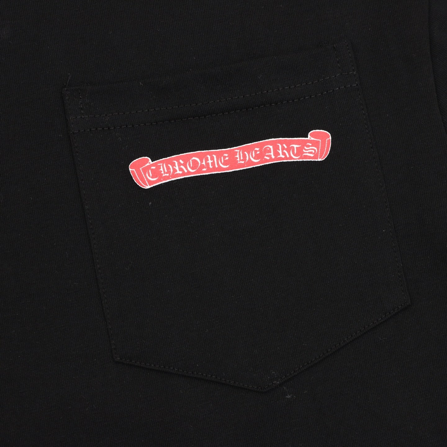 Chrome Hearts Pink Graffiti Print T-Shirt