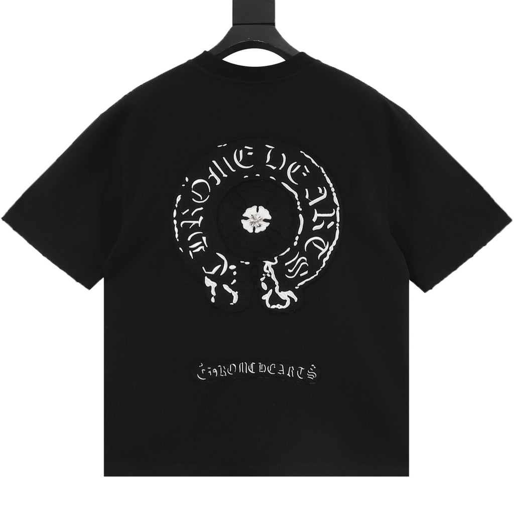 Chrome Hearts Patchwork Horse-Shoe Cross T-Shirt