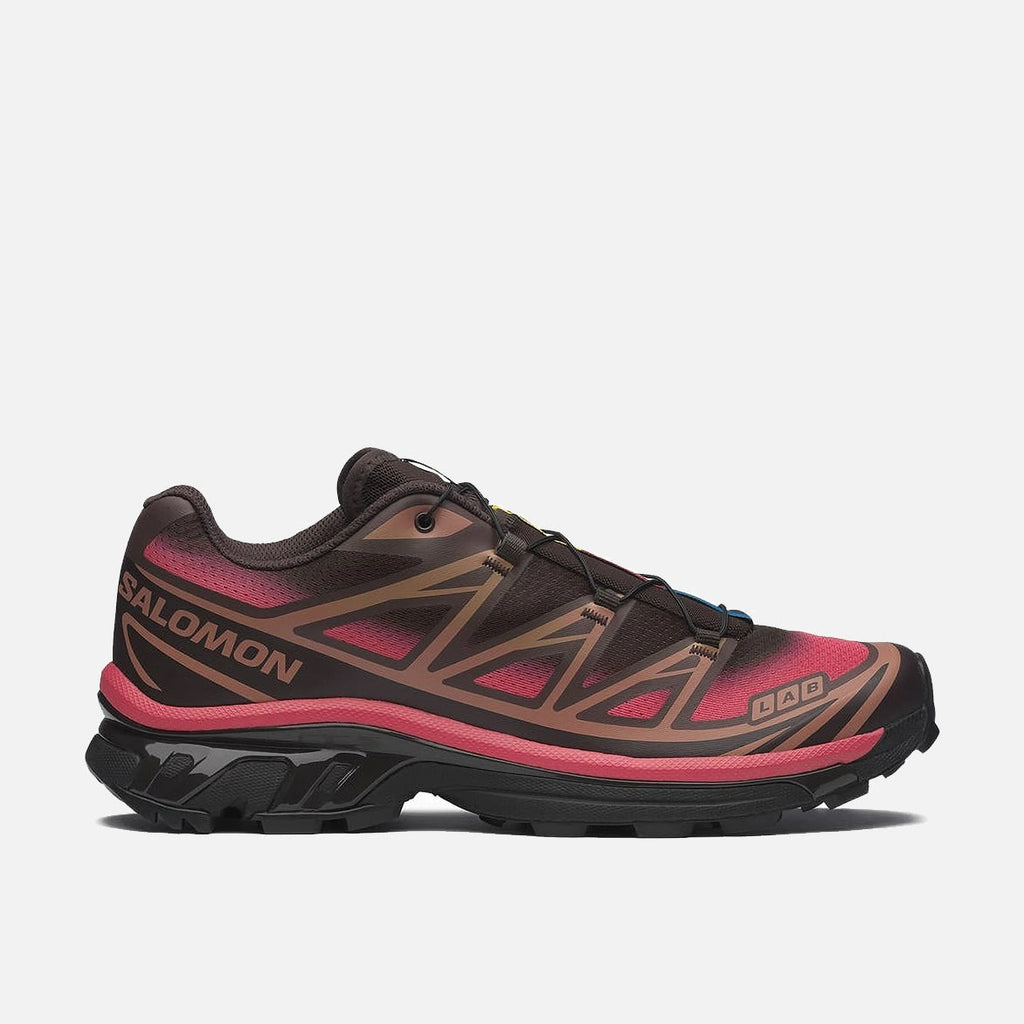 XT-6 SKYLINE - BLACK COFFEE / RED