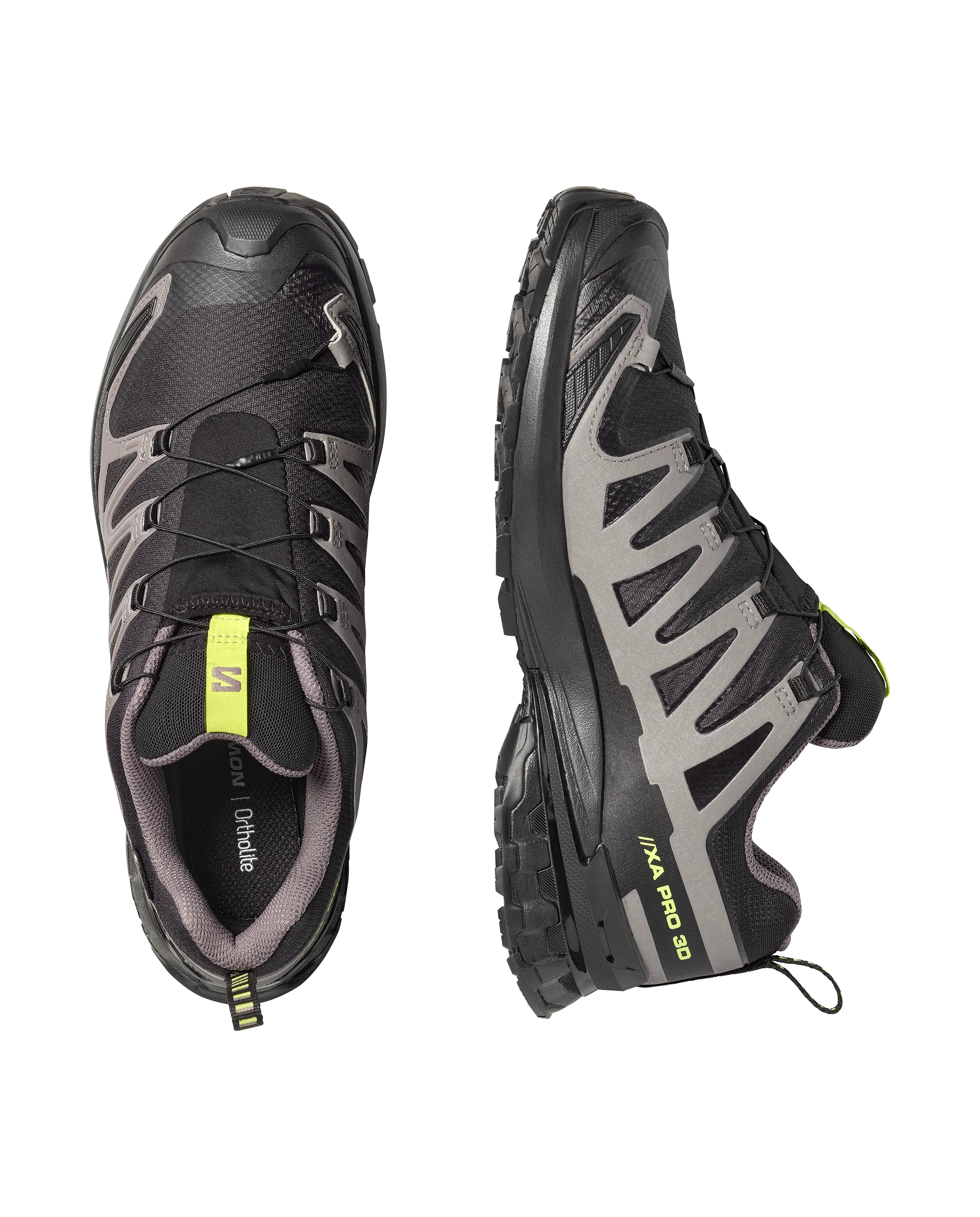 Salomon XA PRO 3D V9 GORE-TEX Black / Dark Gull Gray / Acid Lime