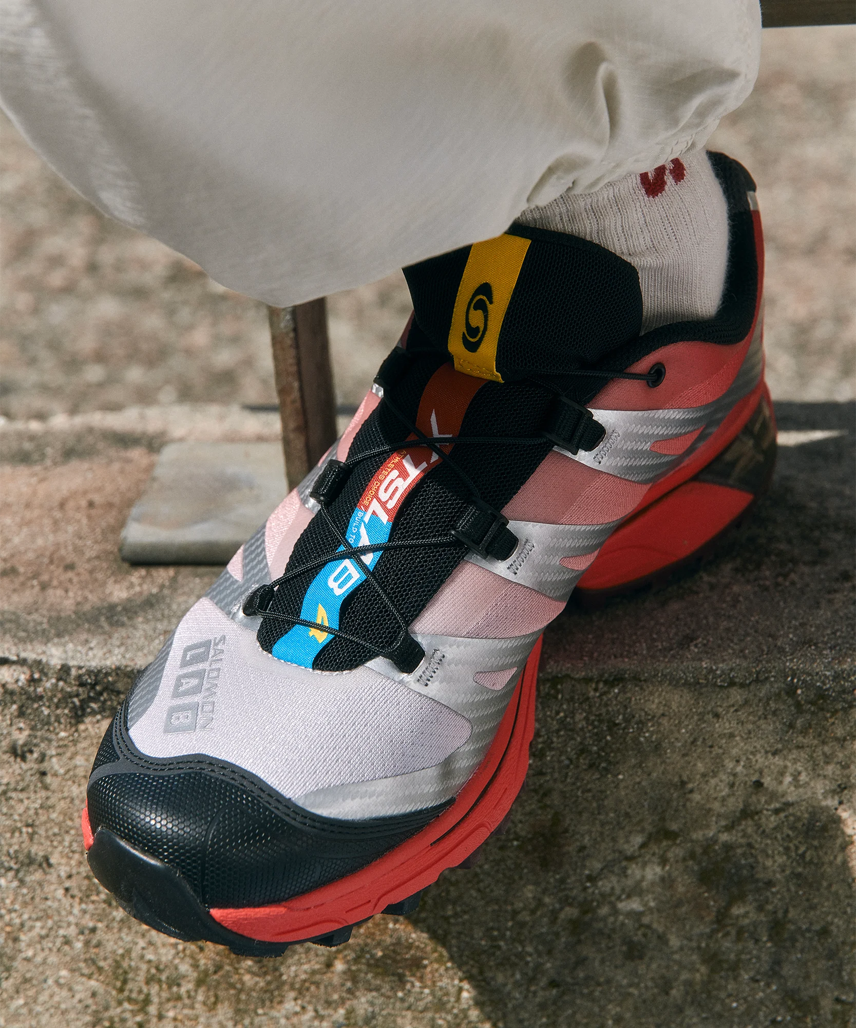 Salomon XT-4 OG Ftw Silver  Black  Fiery Red