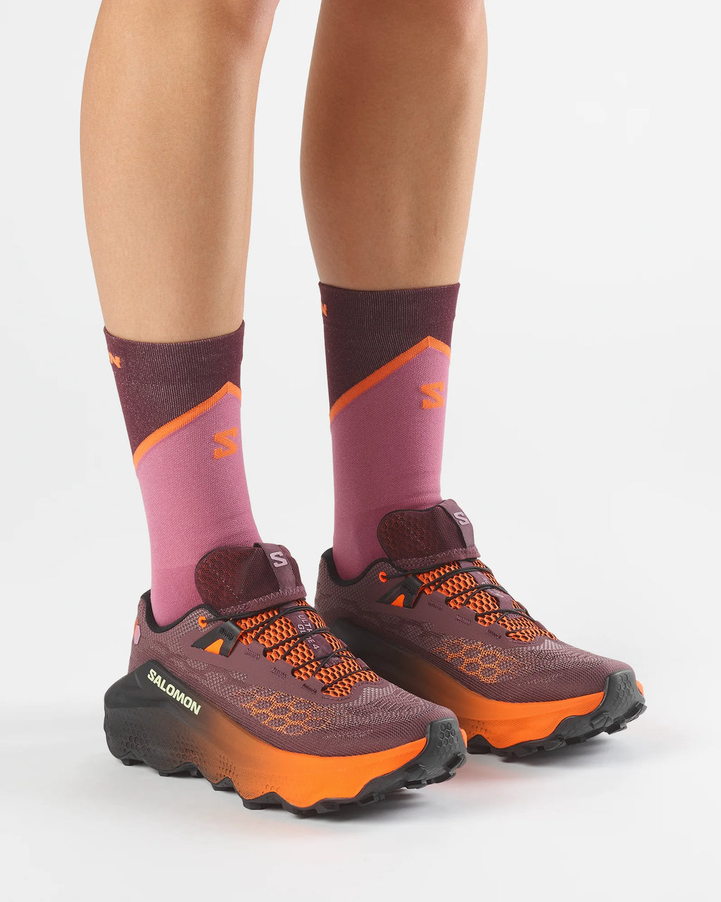 Salomon ULTRA GLIDE 4 Huckleberry / Black / Red Orange