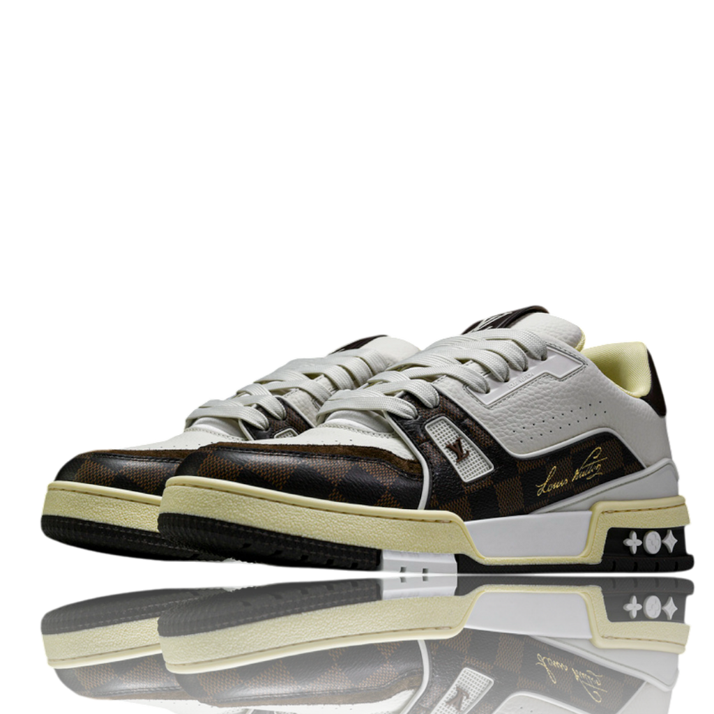 Louis Vuittоп Trainer Low By Tyler, The Creator 'White Mocha Damier'