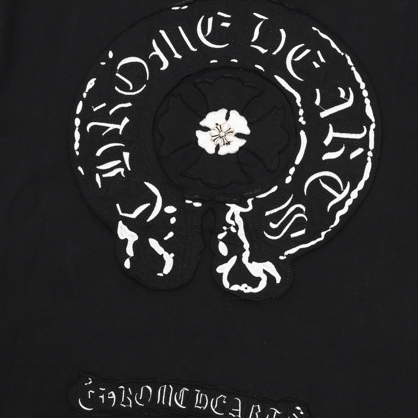 Chrome Hearts Patchwork Horse-Shoe Cross T-Shirt