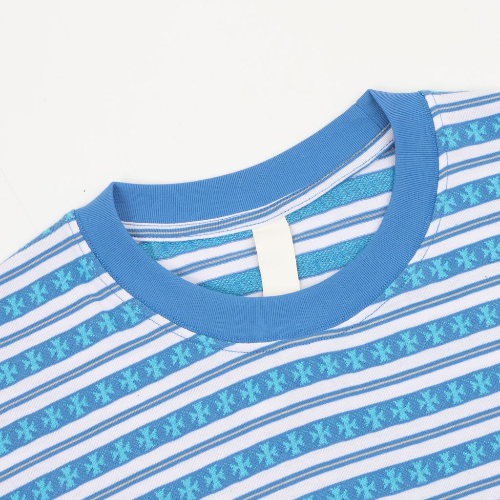 Chrome Hearts Cross-Striped T-Shirt