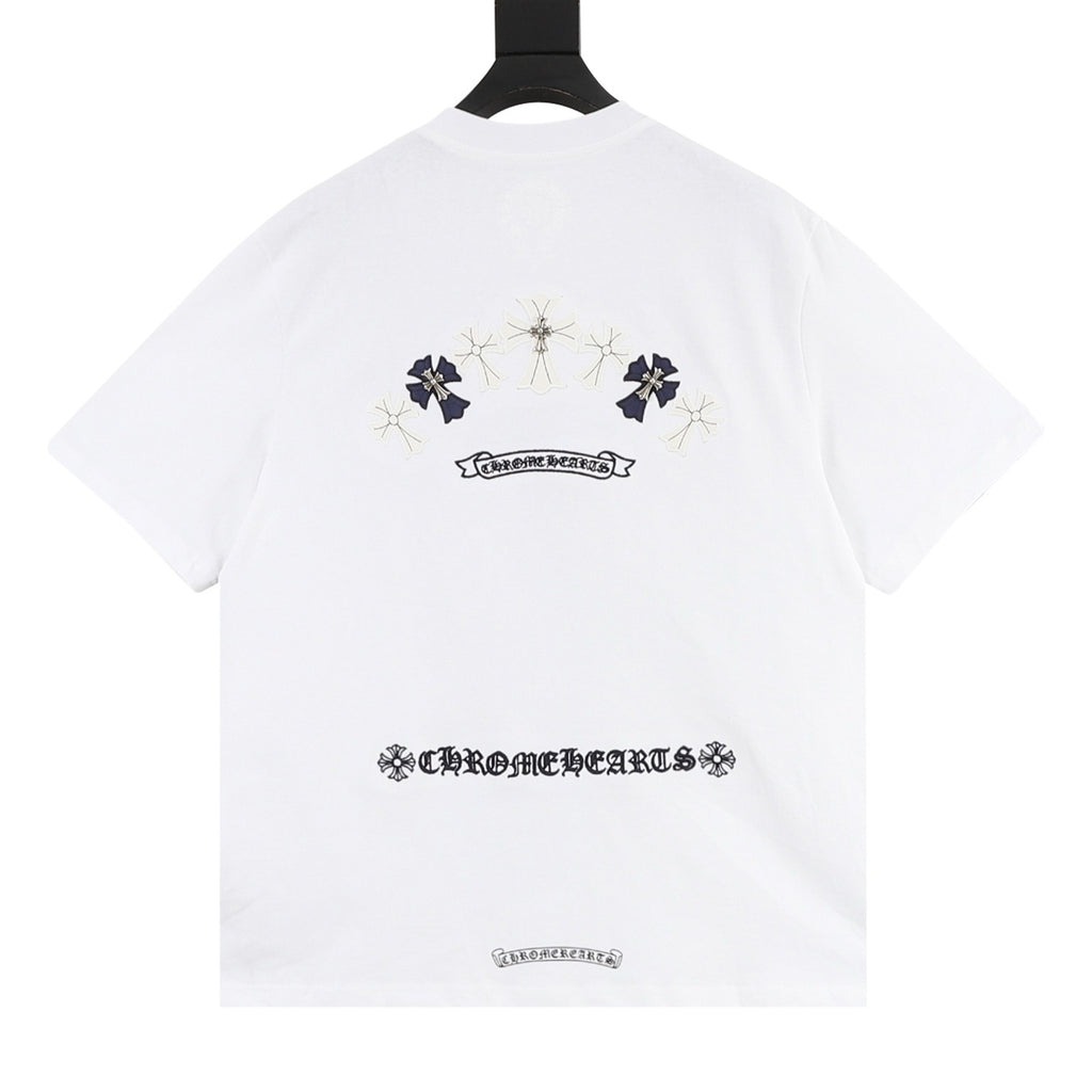 Chrome Hearts Sanskrit Cross Round-Neck T-Shirt