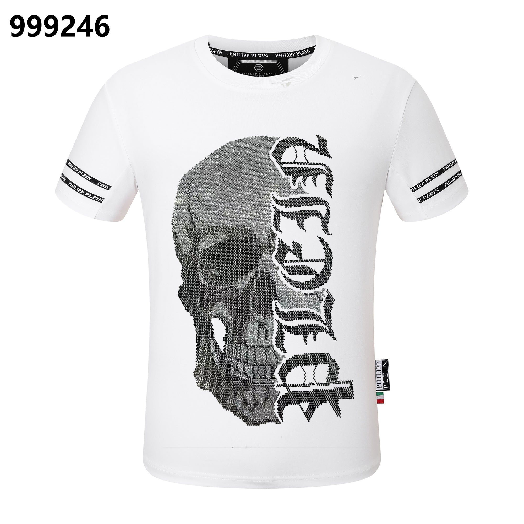 PHILIPP PLEIN Skull-Print Crew-Neck T-Shirt