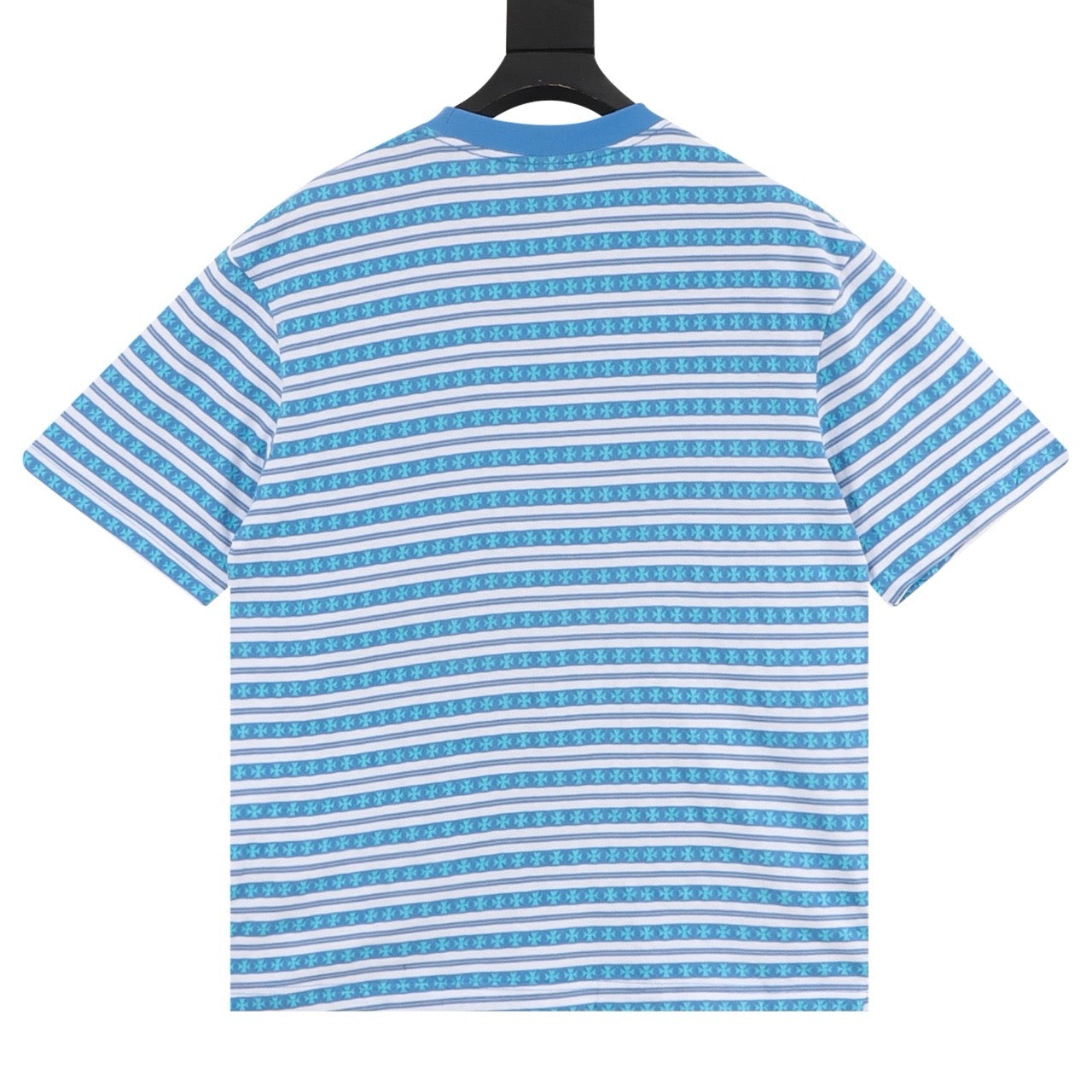 Chrome Hearts Cross-Striped T-Shirt