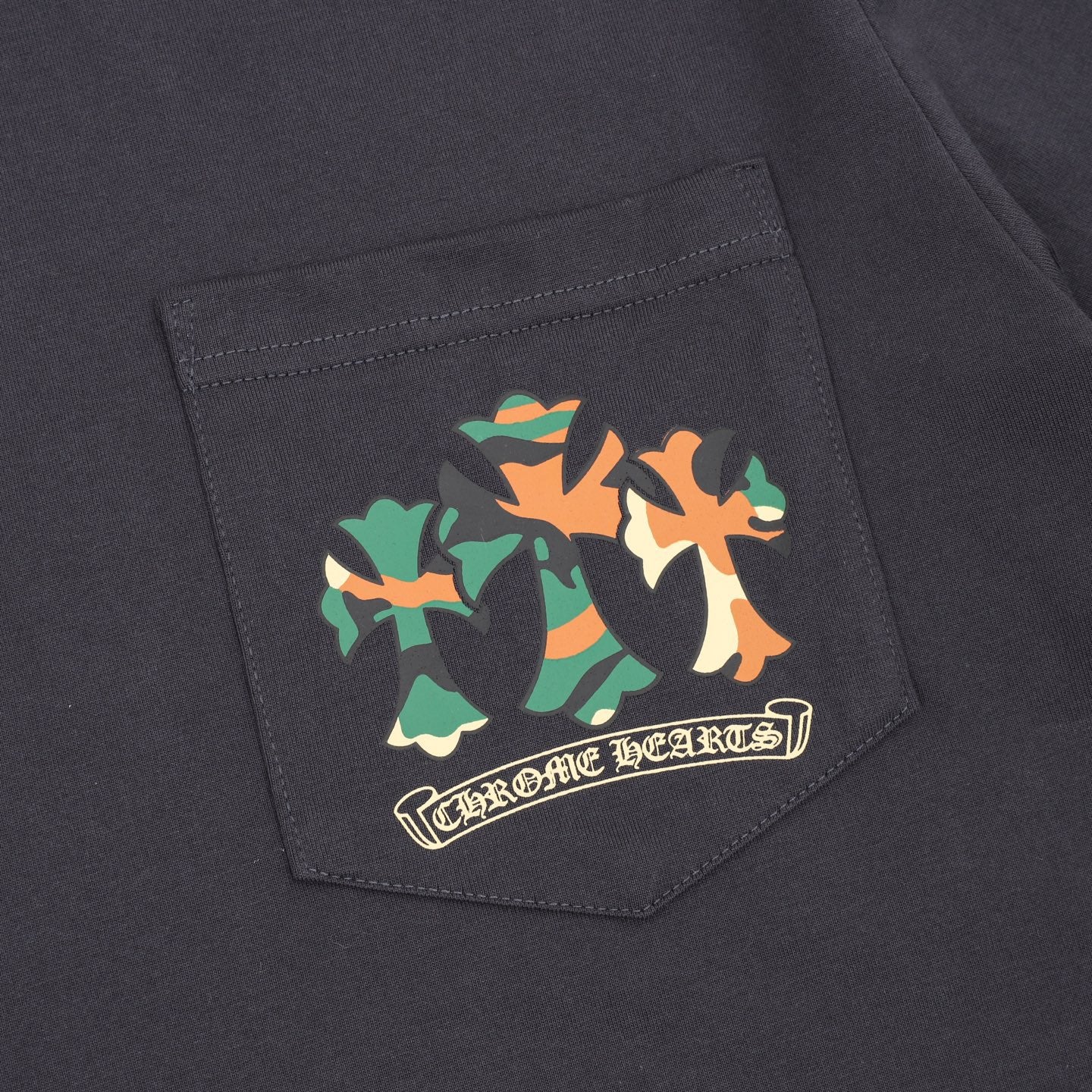 Chrome Hearts Camouflage Cross Print T-Shirt