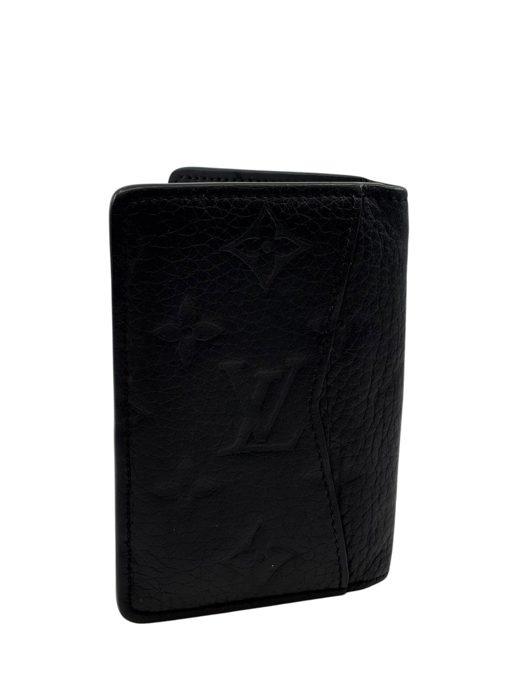 Louis Vuitton Pocket Organizer Monogram Taurillon Noir
