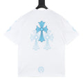 Chrome Hearts Blue Cross Print T-Shirt
