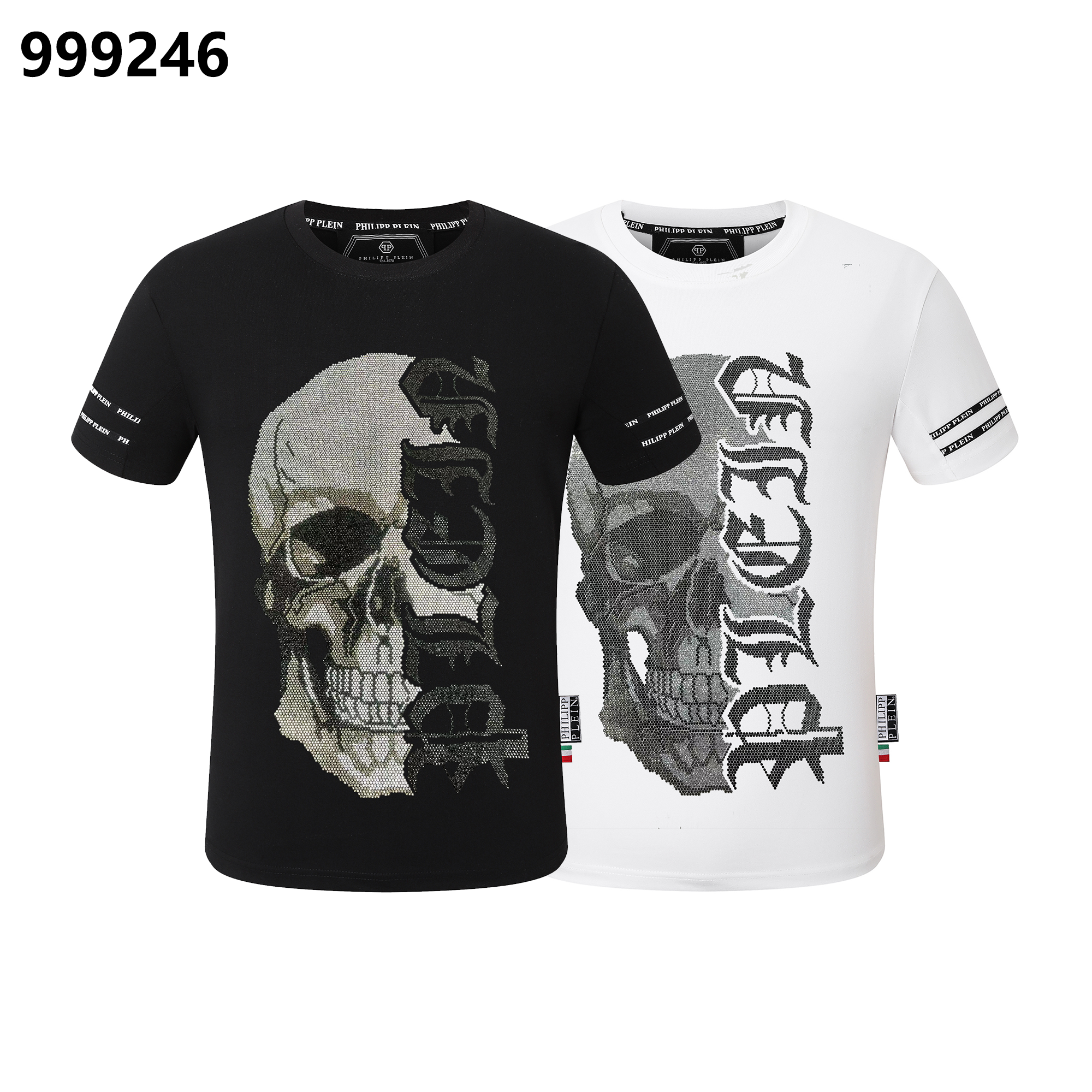 PHILIPP PLEIN Skull-Print Crew-Neck T-Shirt