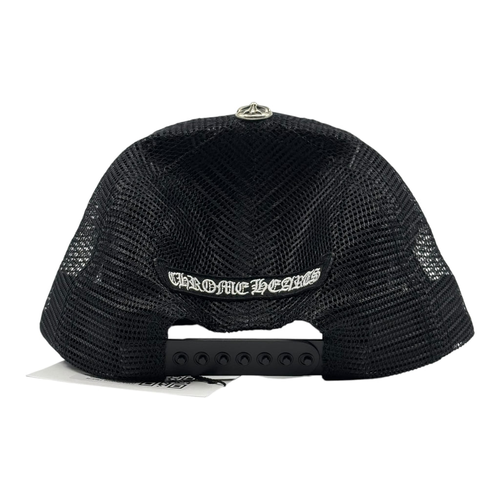 Chrome Hearts F*ck Leather Patch Trucker Hat Black/Pink