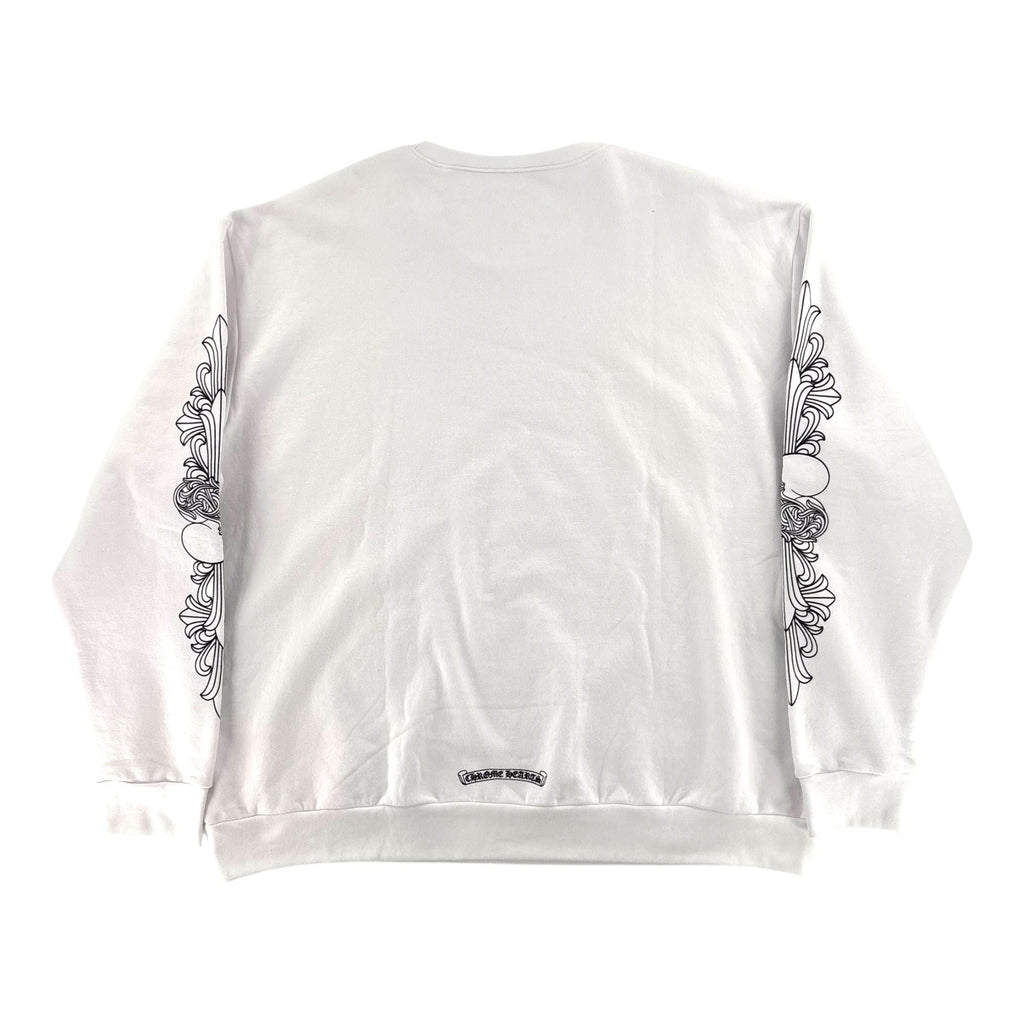 Chrome Hearts Love You Crewneck Sweatshirt White
