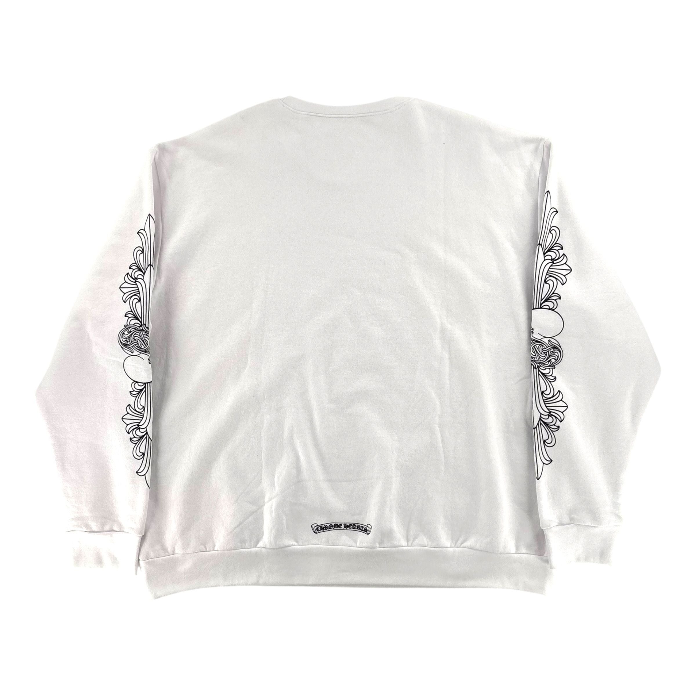 Chrome Hearts Love You Crewneck Sweatshirt White