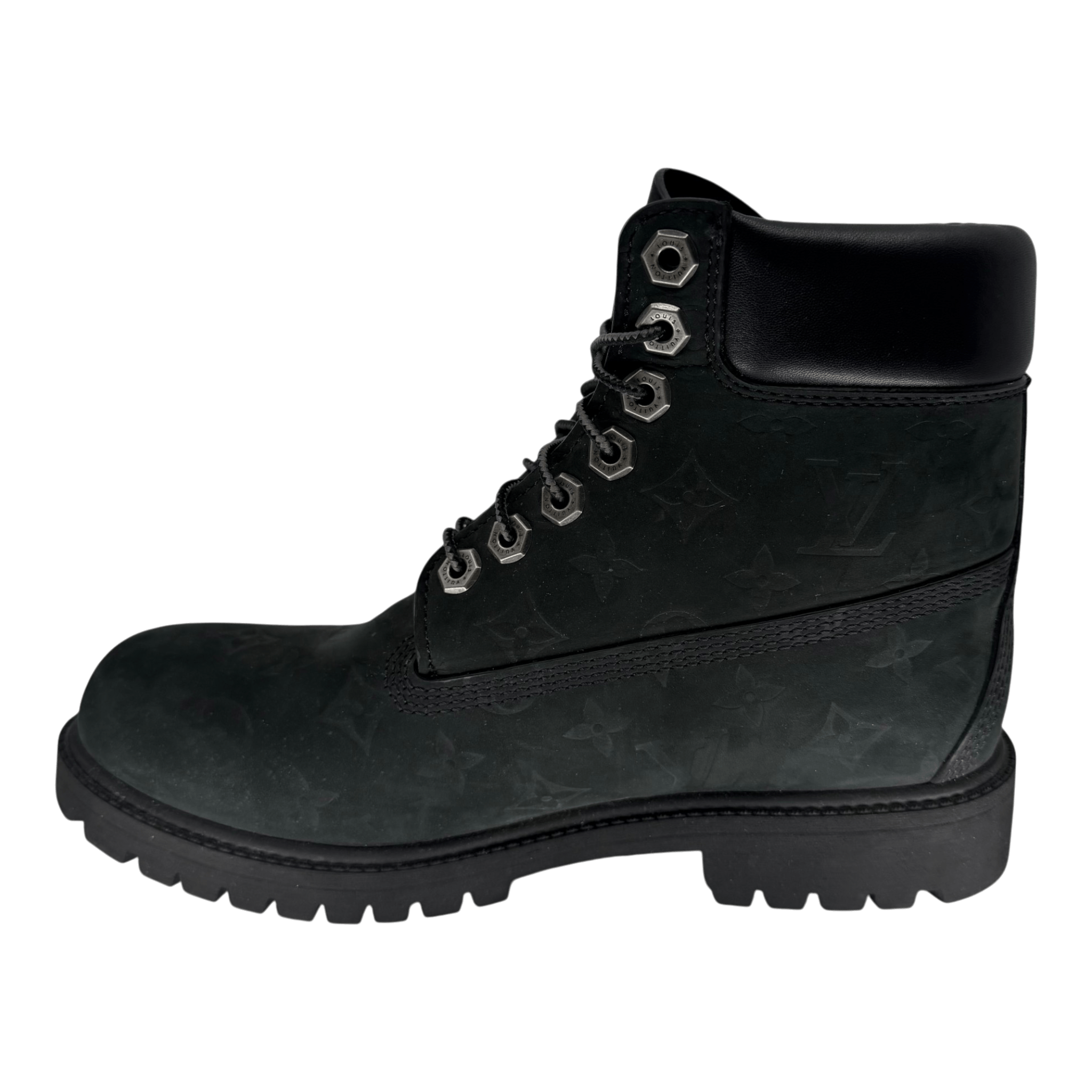 Louis Vuitton Timberland 6" Ankle Boot Black Monogram