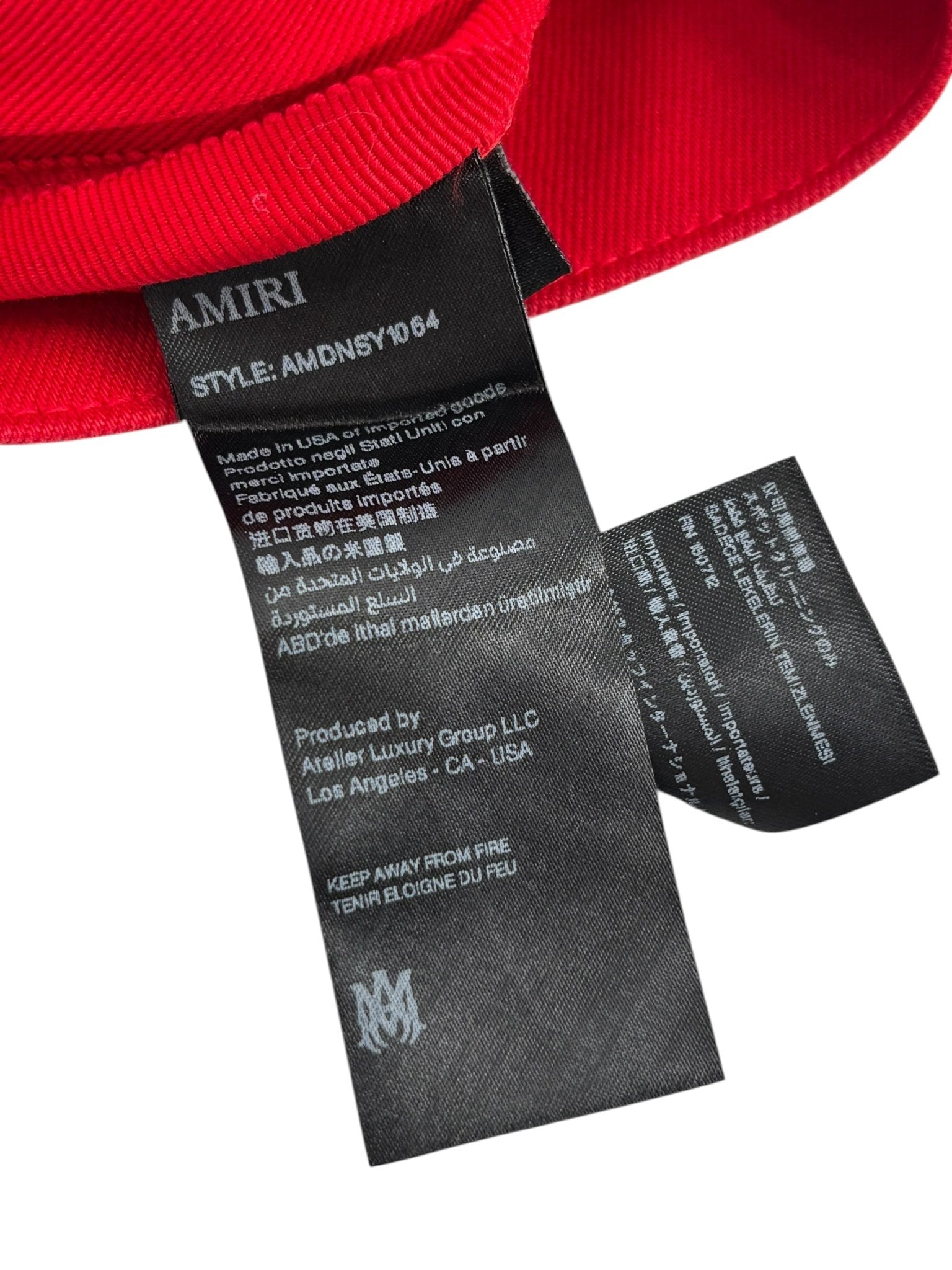 Amiri MX1 Ribbed All Red