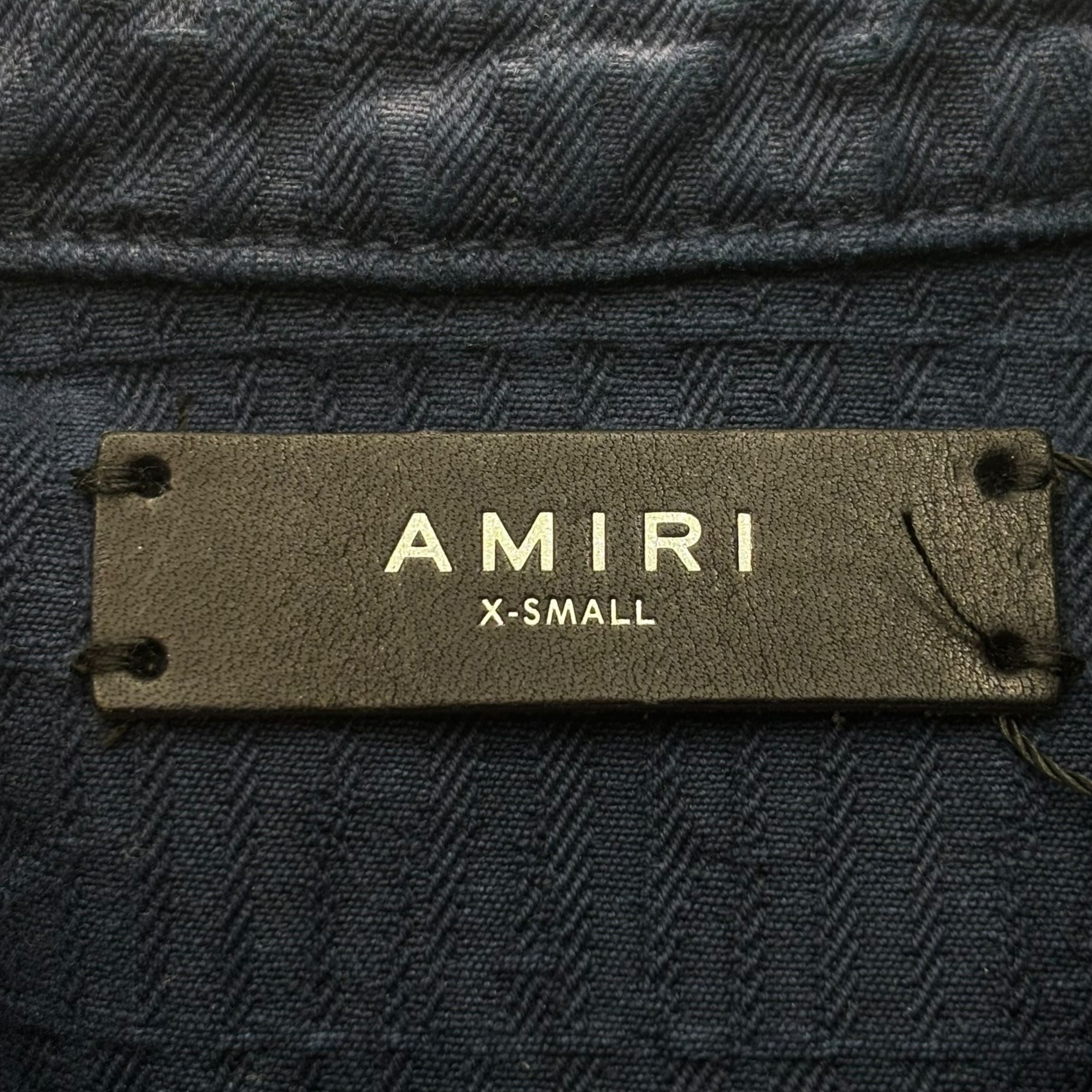 Amiri Jacquard Denim Sport Shirt