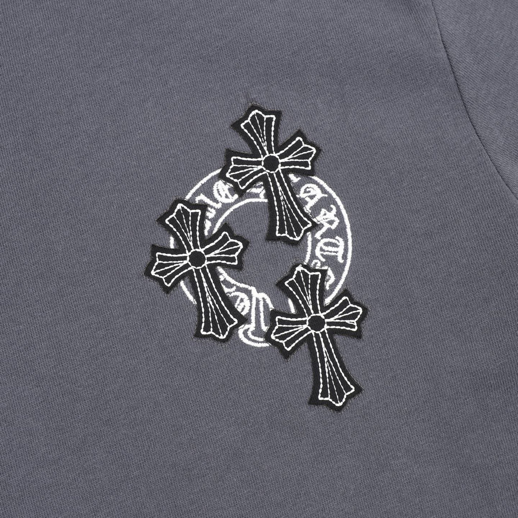 Chrome Hearts Sanskrit Cross Round-Neck T-Shirt