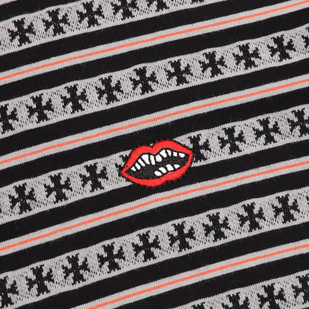 Chrome Hearts Cross-Striped T-Shirt