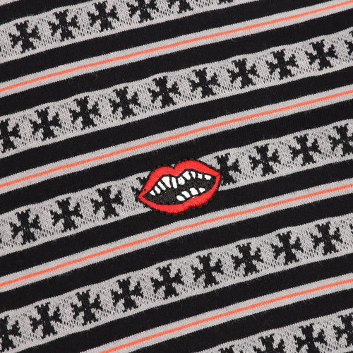 Chrome Hearts Cross-Striped T-Shirt