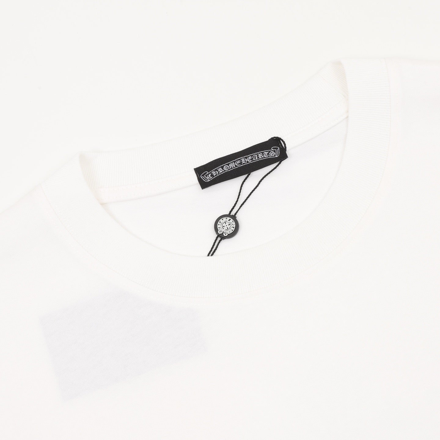 Chrome Hearts 26SS Logo Cross Rhinestone T-Shirt