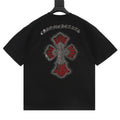 Chrome Hearts Diamond-Studded Cross T-Shirt