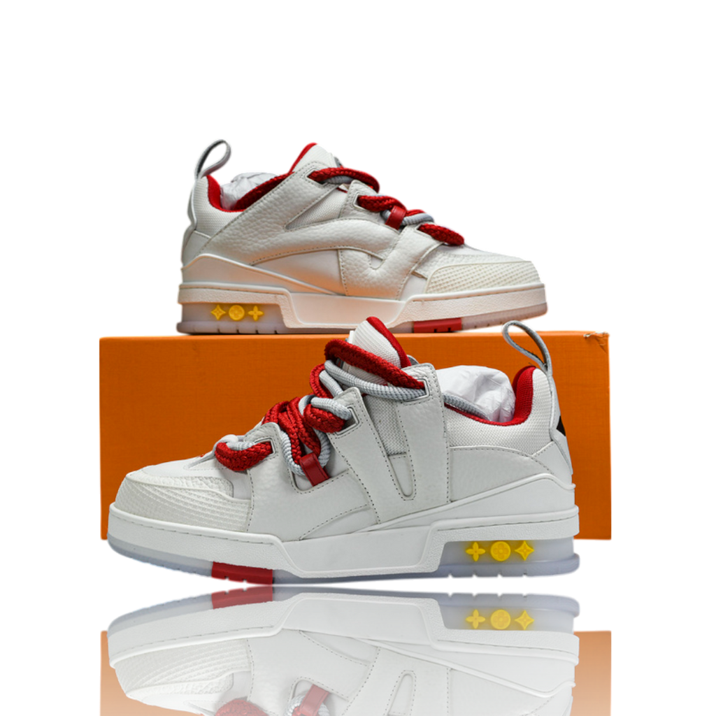 Louis Vuittоп Skate Sneakers by KidSuper 'White Red'