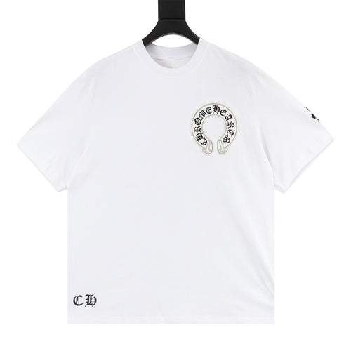 クロムハーツ サンスクリット クロス ラウンドネック Tシャツ