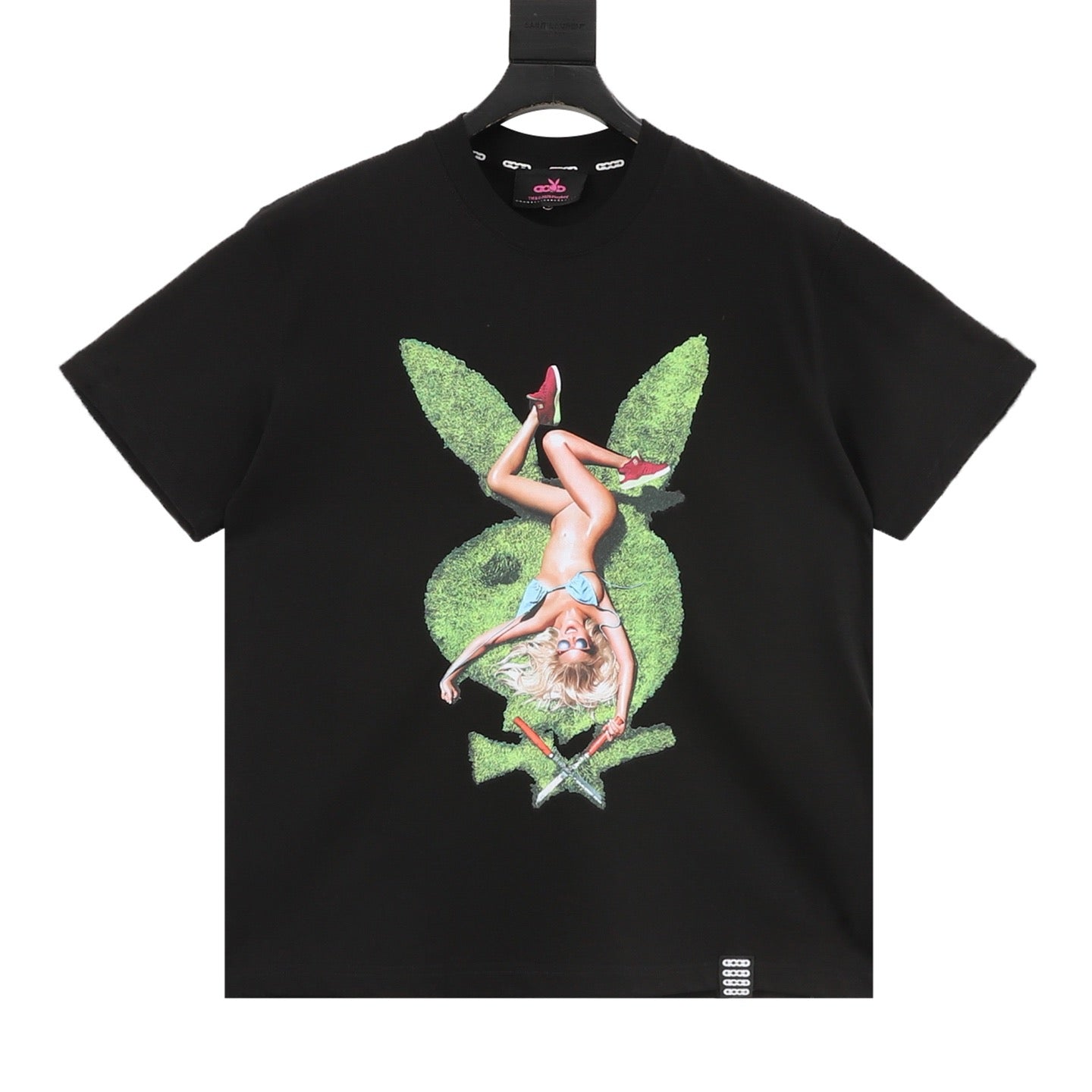 GOOD BRAND GB Green Lawn Girl Short-Sleeve T-Shirt