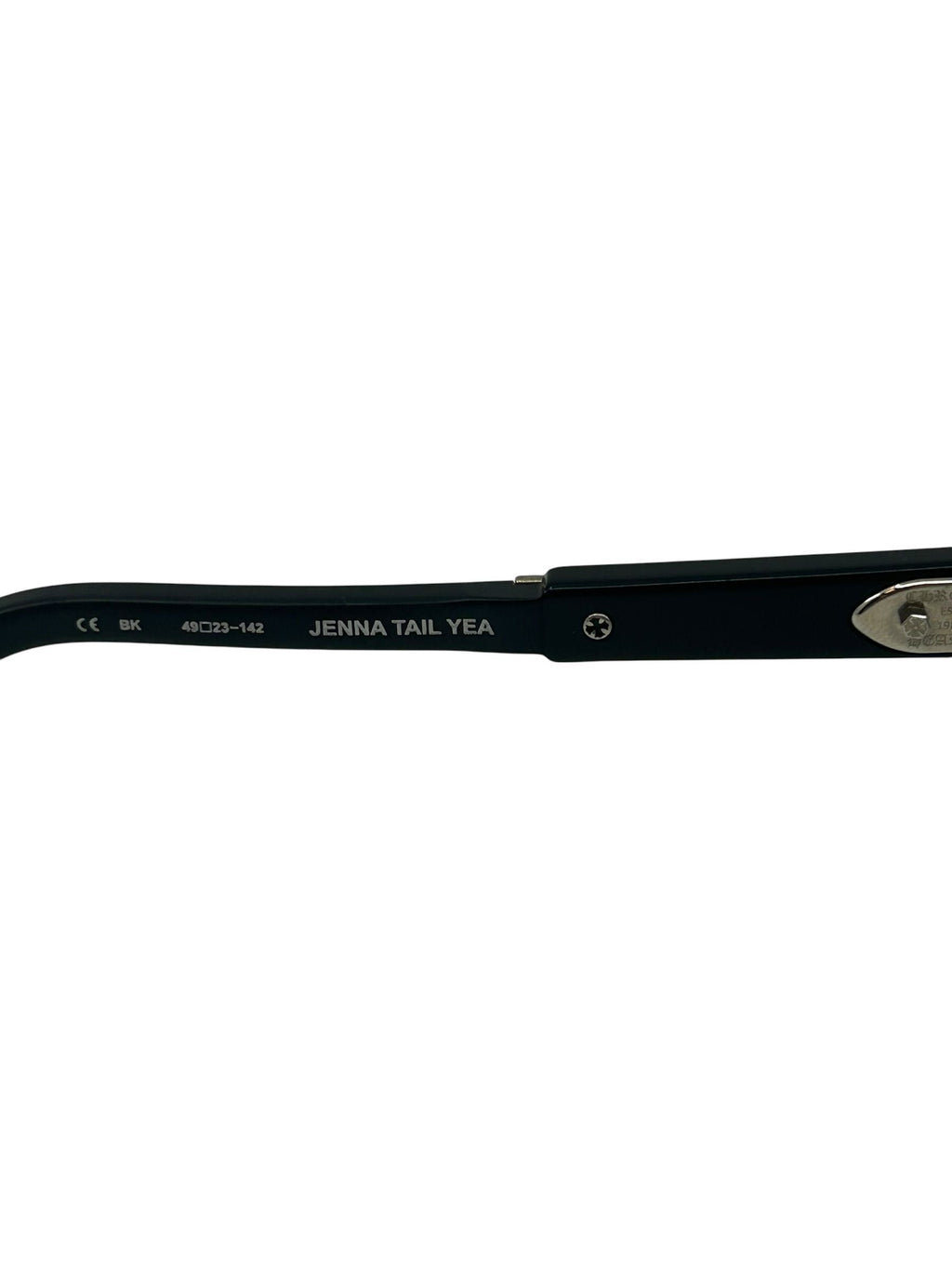 Chrome Hearts Jenna Tail Yea Black Silver Eyewear