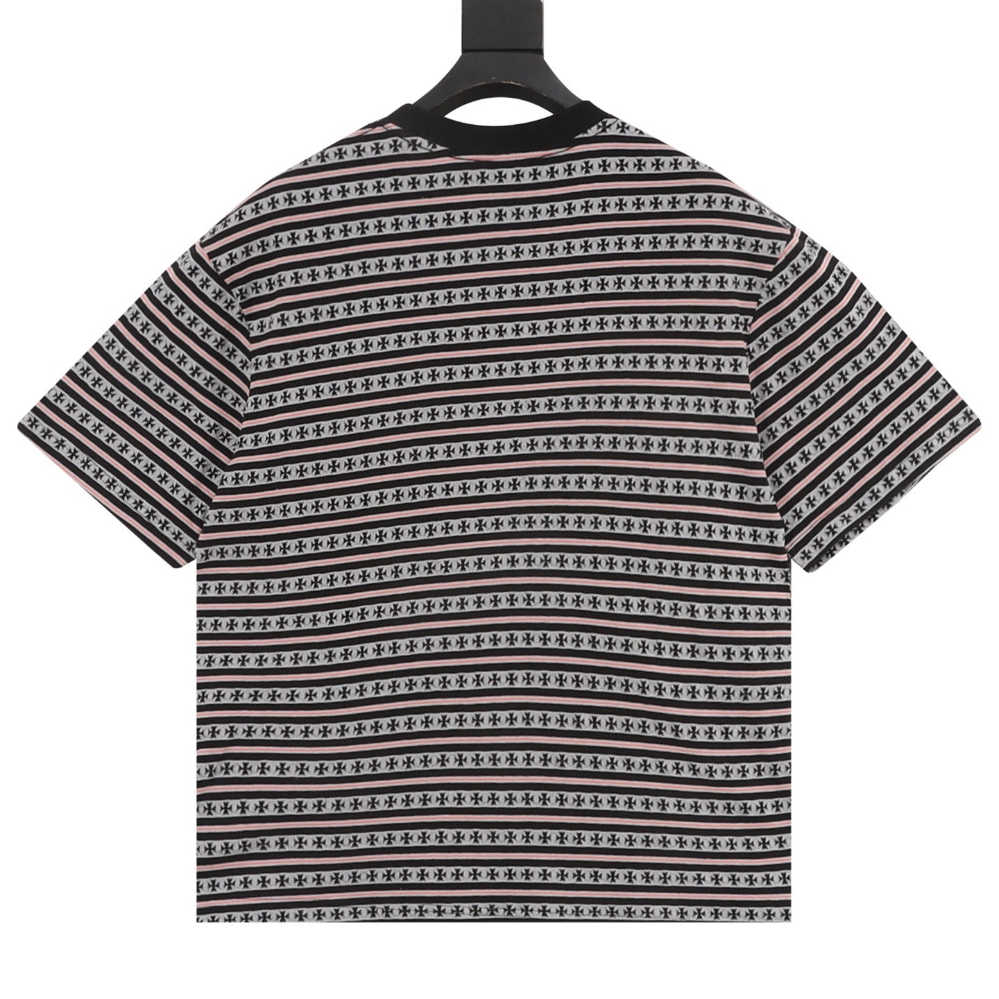Chrome Hearts Cross-Striped T-Shirt