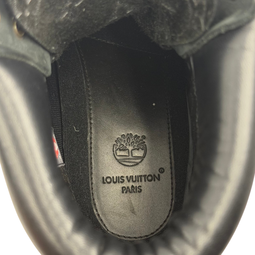 Louis Vuitton Timberland 6" Ankle Boot Black Monogram