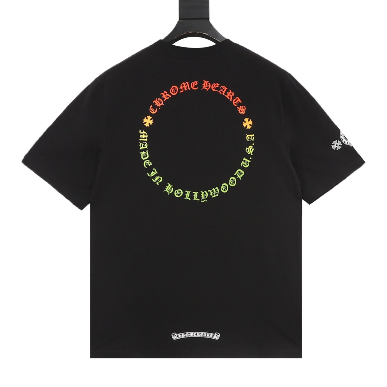 Chrome Hearts Colorful Cross Print T-Shirt