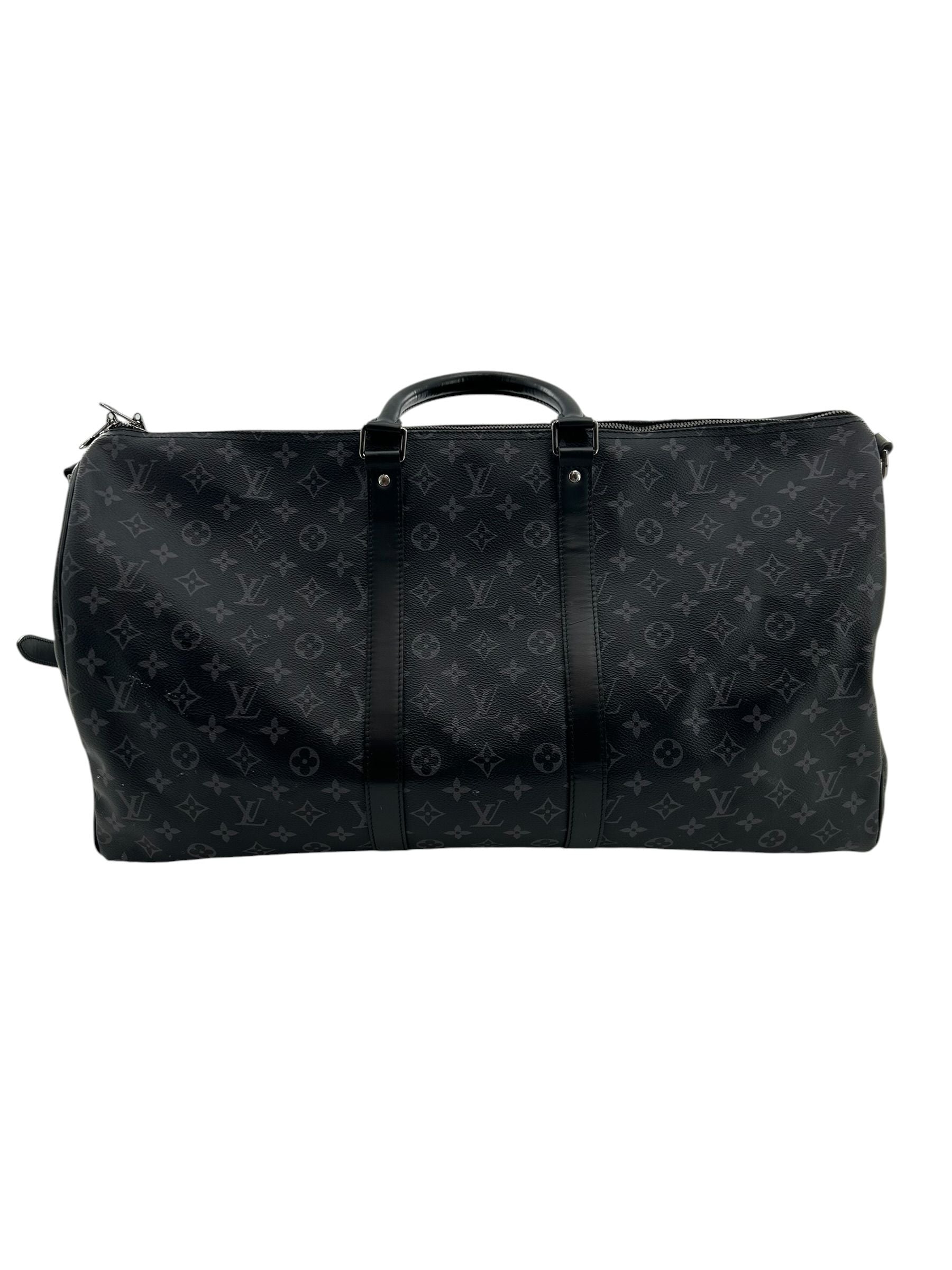 Louis Vuitton Monogram Eclipse Keepall Bandoulière 55