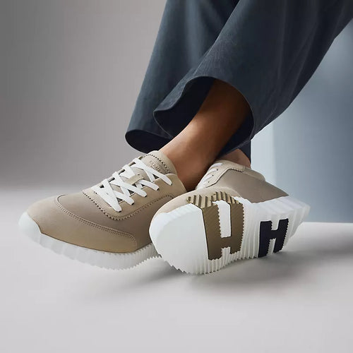 Hermès Bouncing sneaker Beige Galet