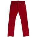 Chrome Hearts 16 Patch Jeans Red