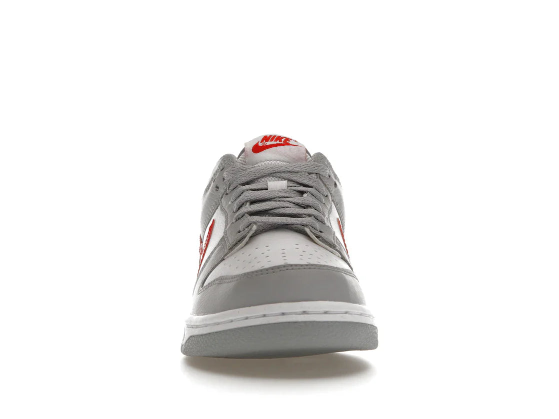 Nike Dunk Low White Wolf Grey University Red (GS)