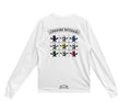 Chrome Hearts Multi Rainbow Foti Teeter Harris White Long Sleeve Tee
