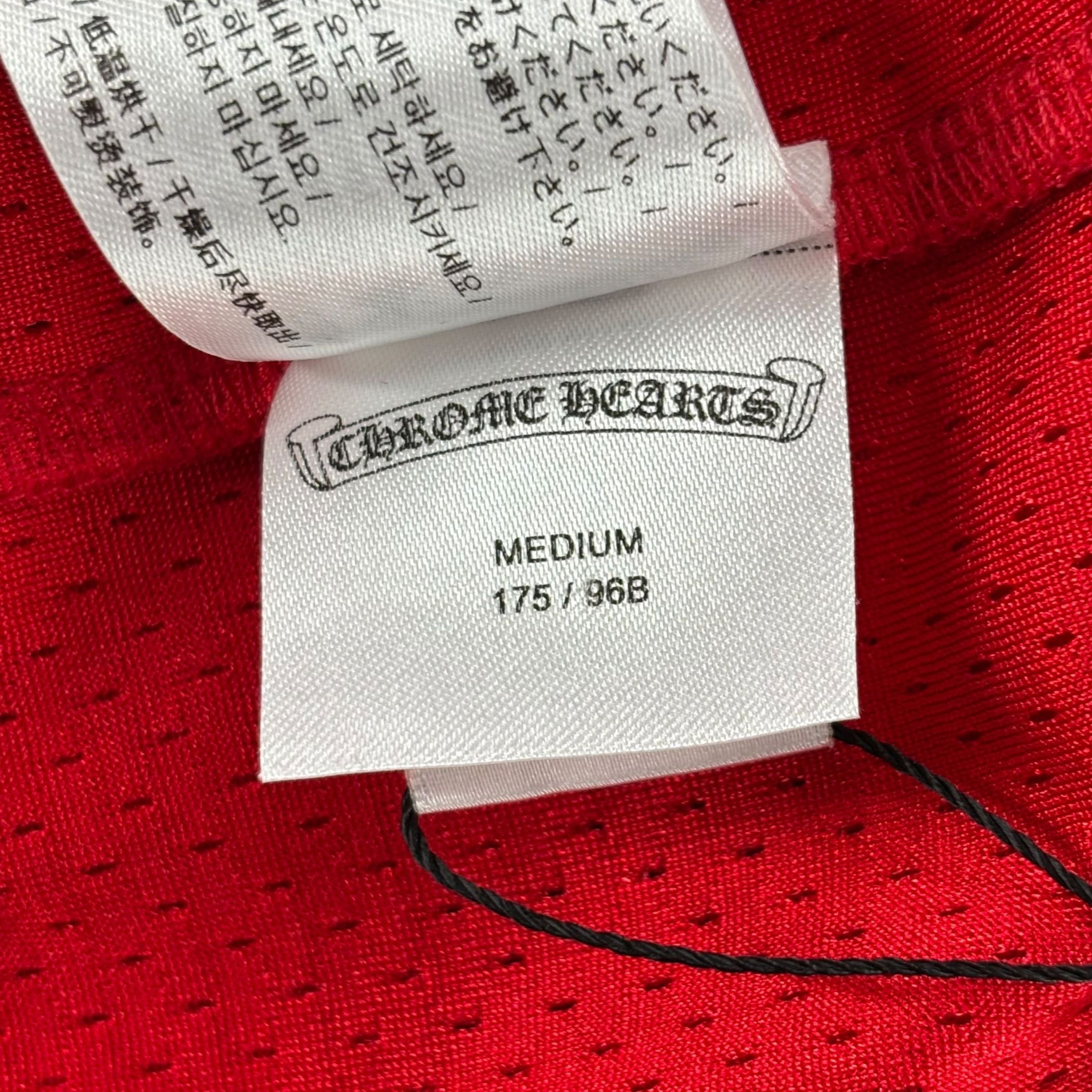Chrome Hearts Matty Boy Mesh Long Sleeve Jersey Red