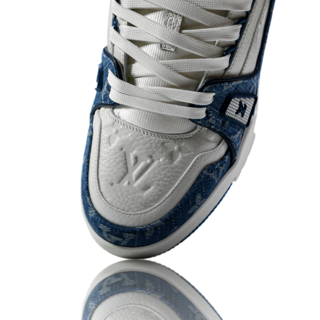 Louis Vuittоп Trainer Low 'Monogram Denim White Blue'