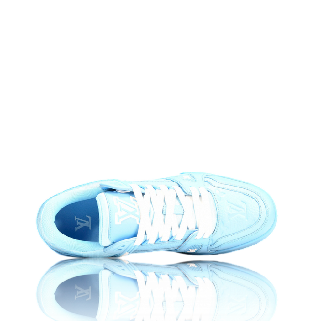 Louis Vuittоп Trainer Low 'Monogram Blue Embossed'
