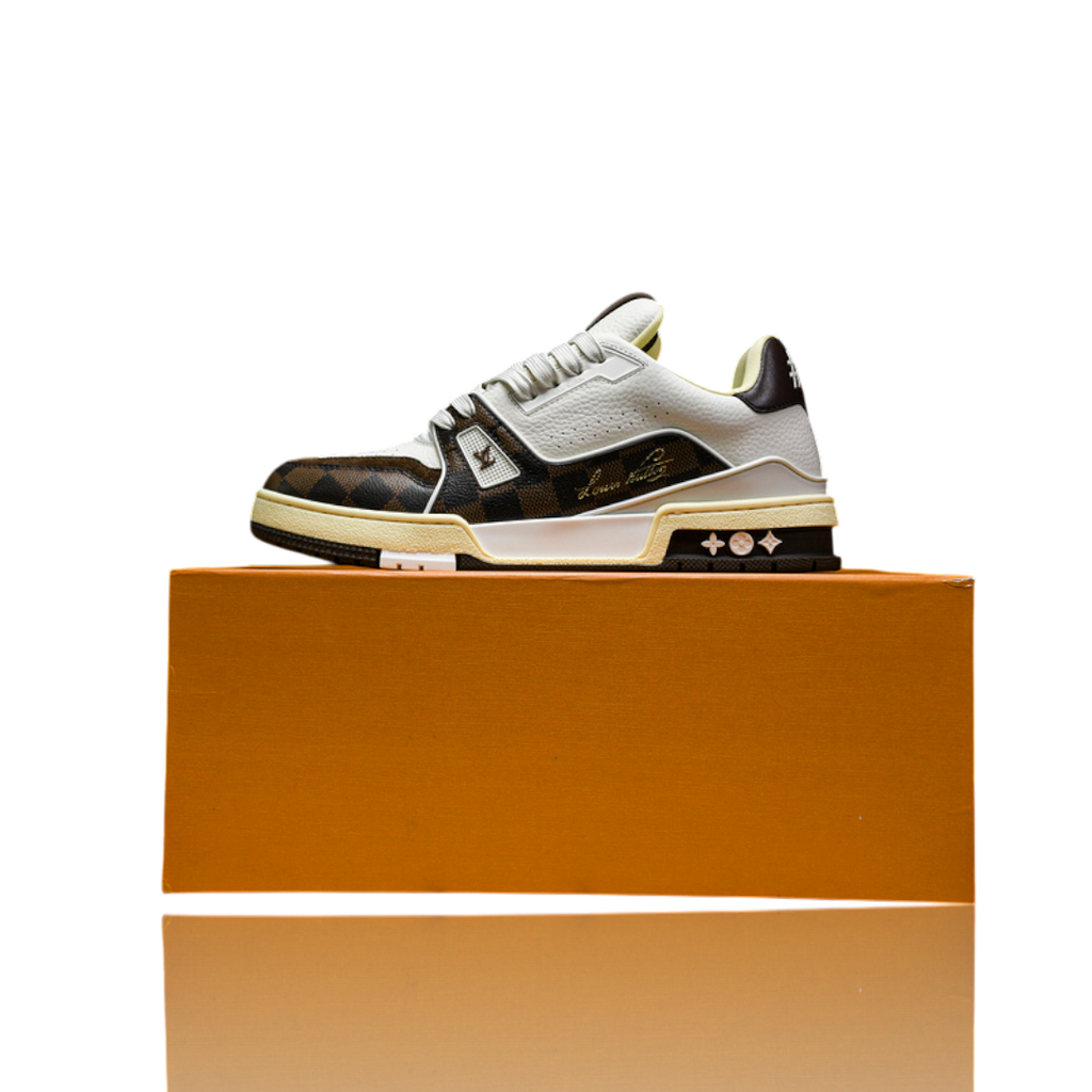 Louis Vuittоп Trainer Low By Tyler, The Creator 'White Mocha Damier'