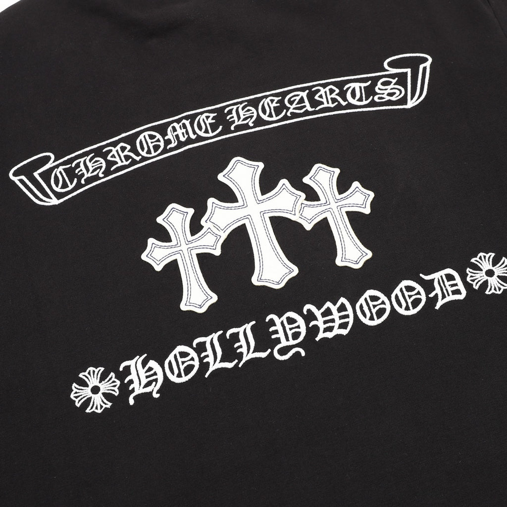 Chrome Hearts Sanskrit Cross Print T-Shirt