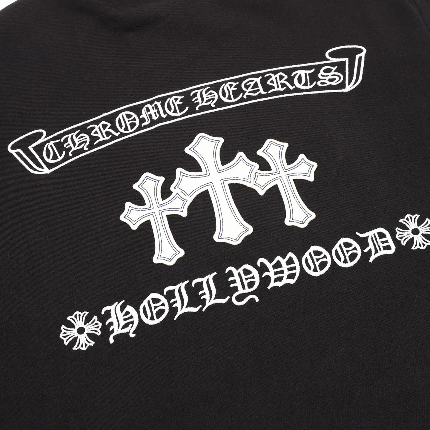 Chrome Hearts Sanskrit Cross Print T-Shirt